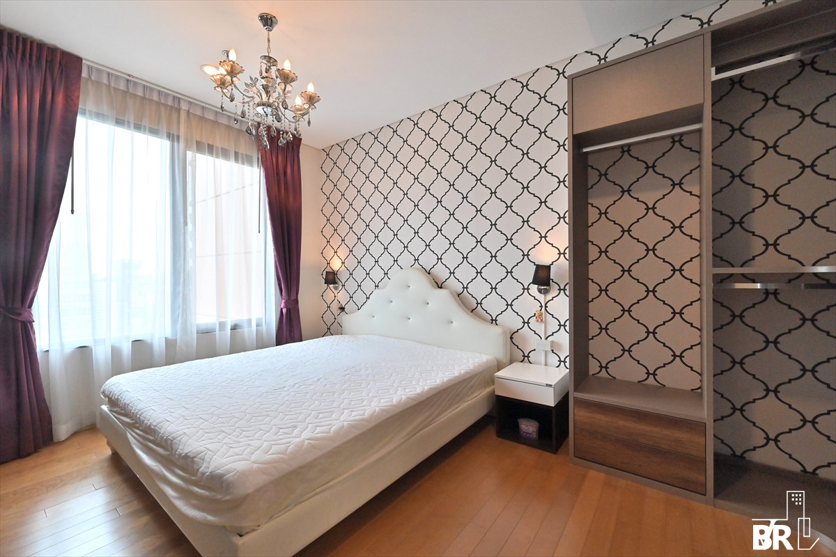 รูป 💖💖 เช่าคอนโด Villa Asoke 1นอน 52ตร.ม. 23k 💎 ห้องสวย ชั้นสูง วิวดี ใกล้ MRT เพชรบุรี  - รูปที่ 4/8