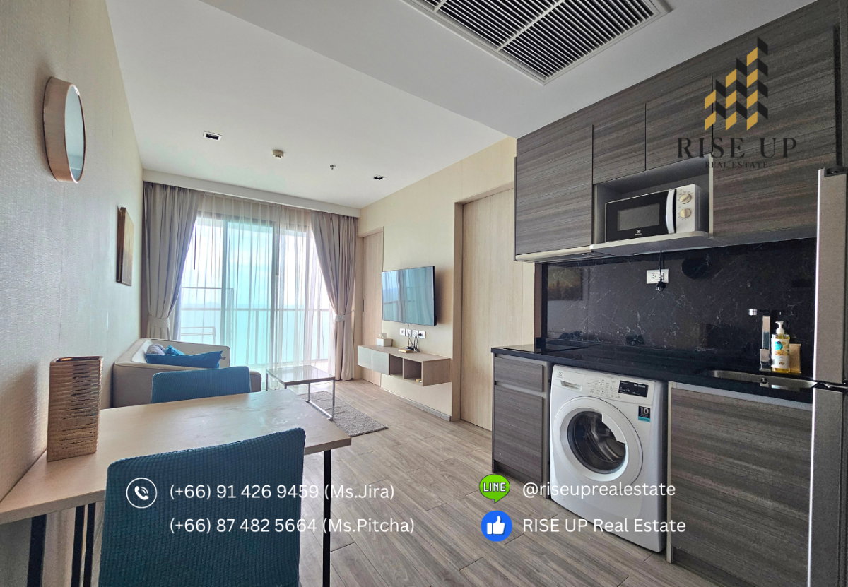 รูป ขาย 📣  แอราส บีชฟร้อนท์ คอนโดมิเนียม คอนโด ,  1 ห้องนอน 1 ห้องน้ำ ,ขนาด 45.71 ตรม. 🔥 4.9 ล้านบาท 🔥 - รูปที่ 3/16