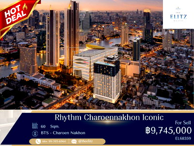 ขายคอนโด : ✨ Prime Resale Unit with Best Layout & Position | ICONSIAM Riverfront View | Flagship Luxury Project in Charoennakhon ✨
