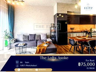 Condos for rent : ✨ Stunning New Listing Unit - Industrial Loft Style with High Ceiling | Prime Asoke CBD location ✨