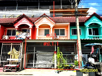 ขายทาวน์โฮม : ทาวน์เฮ้าส์ 20 ตร.วา จิตรัตนา บางบัวทอง นนทบุรี 1.4M