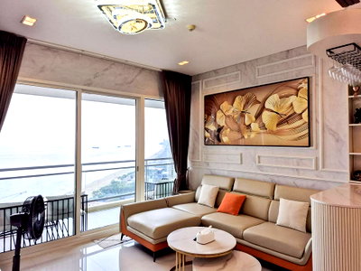 ขายคอนโด : ขายคอนโดหรูติดหาดจอมเทียน Reflection Jomtien 2 ห้องนอน ชั้น 26 วิวทะเลพาโนรามา 102.93 ตร.ม.