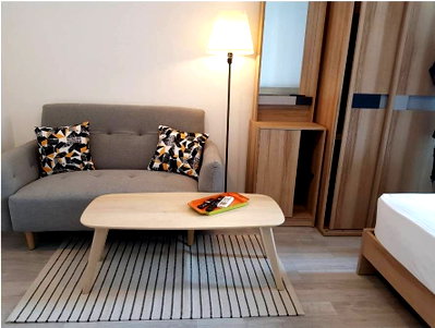 Condos for sale : P-56573 For Sale Ideo Mobi Sukhumvit | Studio | City View | 17th Floor | 22 sq.m.  | Fully Furnished  | Line ID: @easythaihome | 085-592-2897
