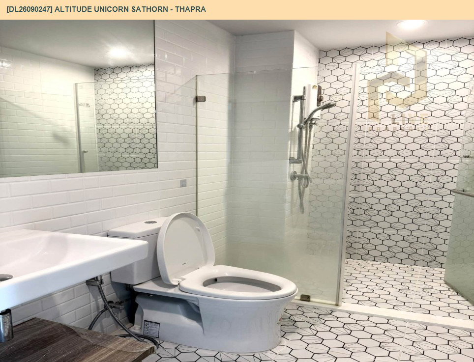 รูป DL26090247 ให้เช่าคอนโด อัลติจูด ยูนิคอร์น สาทร - ท่าพระ (Altitude Unicorn Sathorn - Thapra) ใกล้ BTS ตลาดพลู พร้อมเข้าอยู่ โทรด่วน 0614453194 LineID @952jdxxk - รูปที่ 7/8