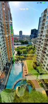 คอนโดให้เช่า : 1 ห้องนอน | 1 ห้องน้ำ | BTS Udom Suk | 48 ตร.ม. | 16,500 บาท/เดือน | ชั้น 12 — S&S Condo