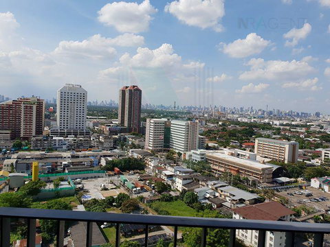 For rent IDEO O2, room size 34 sqm, 1BR/1BA,  floor 20, near BTS Bangna