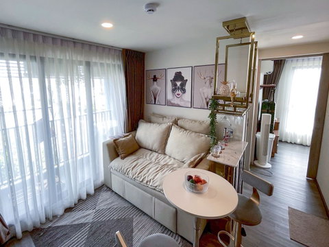 For Rent,The Origin Onnut Only 5 minutes from BTS Onnut | 35 sq.m. | Brand New Premium Unit