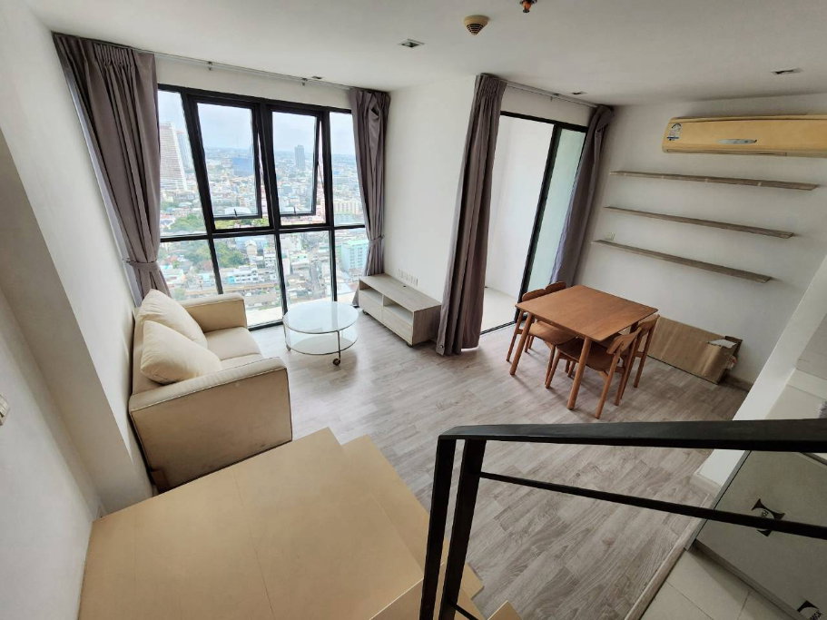 รูป ขาย คอนโด IDEO Mobi Sathorn (ไอดีโอ โมบิ สาทร) ติด BTSกรุงธนบุรี ห้อง Duplex ชั้นสูงวิวเมือง 61.29 ตร.ม.2 ห้องนอน 2 ห้องน้ำ เพียง 7.5 ล้านบาท!  - รูปที่ 17/40
