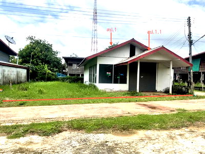 ขายบ้านเดี่ยว : บ้านเดี่ยว 320 ตร.วา เดชอุดม อุบลราชธานี 1.2M