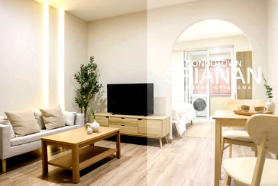 Condos for sale 700 Year Sports Arena Chiang Mai : Sri Anan Condo, near Central Festival Chiang Mai, Fully Furnished. (Tel/Line 088-5986998)