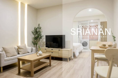 Sri Anan Condo, near Central Festival Chiang Mai, Fully Furnished. (Tel/Line 088-5986998)