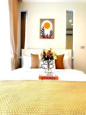 Condos for rent : 1Bed | 1Bath | BTS Udom Suk | 34sqm | THB 18,500/mo | Fl.2 — The Sky Sukhumvit Sukhumvit