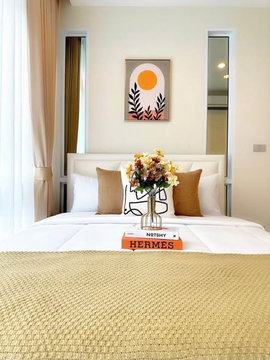 1 ห้องนอน | 1 ห้องน้ำ | BTS Udom Suk | 34 ตร.ม. | 18,500 บาท/เดือน | ชั้น 2 — The Sky Sukhumvit Sukhumvit