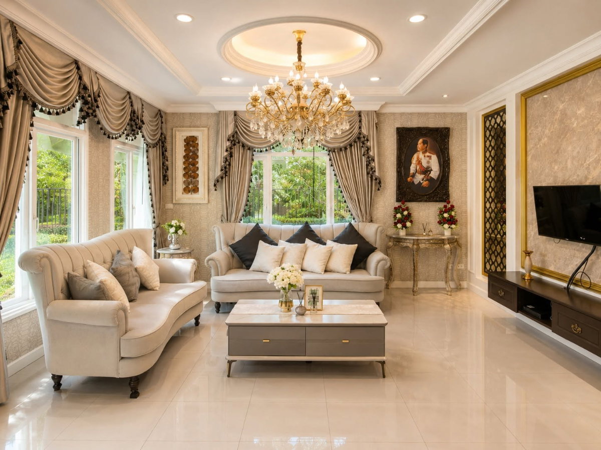 รูป 🏡✨ ให้เช่าบ้านเดี่ยวหรู The Grand พระราม 2  บ้านเดี่ยวหลังใหญ่ บรรยากาศเงียบสงบ เป็นส่วนตัว - รูปที่ 2/13