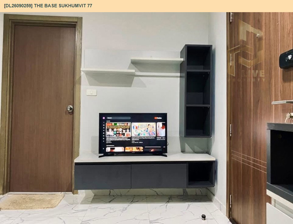 รูป DL26090259 ให้เช่าคอนโด เดอะ เบส สุขุมวิท 77 (The Base Sukhumvit 77) ใกล้ BTS อ่อนนุช พร้อมเข้าอยู่ โทรด่วน 0653619502 LineID @952jdxxk - รูปที่ 5/8