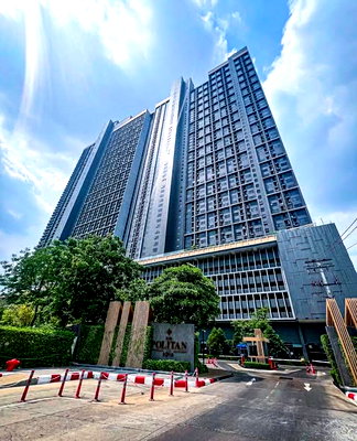 Condos for rent : 1Bed | 1Bath | MRT Purple Line Phra Nang Klao Bridge | 30sqm | THB 11,000/mo | Fl.18 — The Politan Aqua