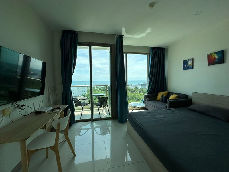 รูป ⛵ Riviera Jomtien ⛵ Sea view / 12AF / Studio room >> THB12,000/month彡 - รูปที่ 1/10