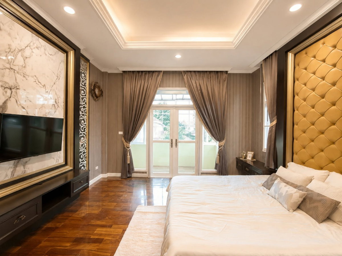 รูป 🏡✨ ให้เช่าบ้านเดี่ยวหรู The Grand พระราม 2  บ้านเดี่ยวหลังใหญ่ บรรยากาศเงียบสงบ เป็นส่วนตัว - รูปที่ 6/13