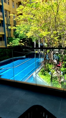 Condos for rent : 1Bed | 1Bath | BTS On Nut | 26sqm | THB 14,500/mo | Fl.5 — The Base Sukhumvit 50