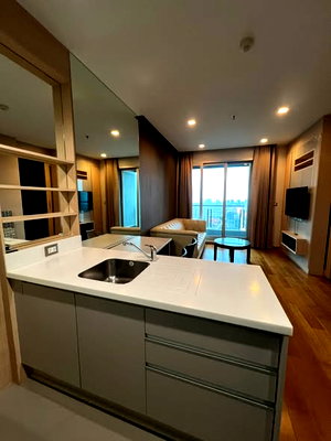 คอนโดให้เช่า : 1 ห้องนอน | 1 ห้องน้ำ | MRT Phetchaburi | 45 ตร.ม. | 29,000 บาท/เดือน | ชั้น 42 — The Address Asoke Bangkok