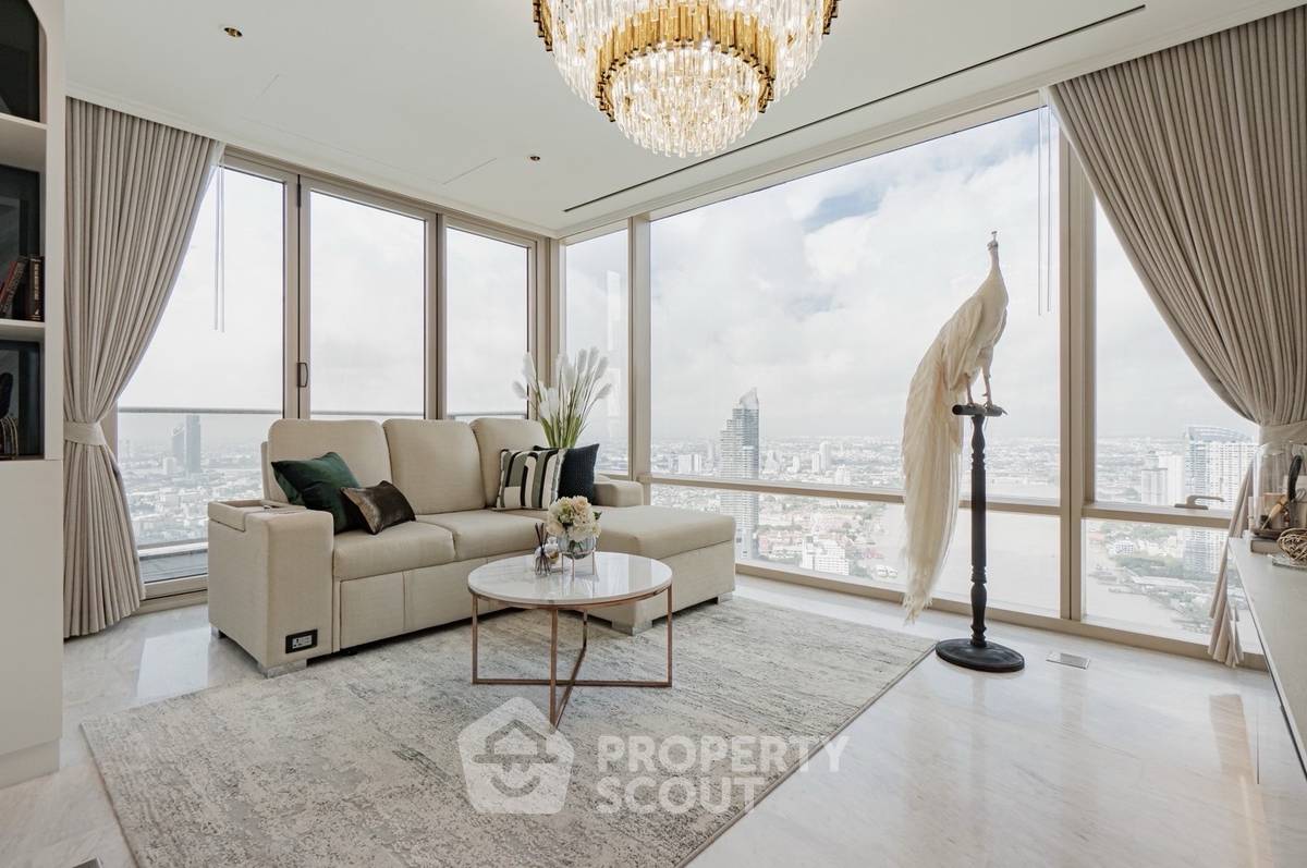 รูป คอนโด 2 ห้องนอน 117 ตร.ม. Four Seasons Private Residences Bangkok ใกล้ BTS สะพานตากสิน (ID 3184228) - รูปที่ 1/10