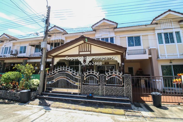 3-bed townhouse for sale, 110 sqm, 19.5 sq wah, Pruksa Ville 34 Petchkasem 110