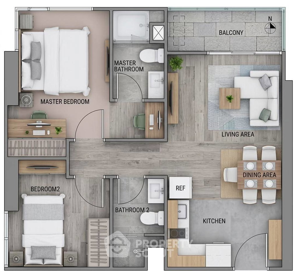 รูป คอนโด 2 ห้องนอน The Base Park West Sukhumvit 77 ใกล้ BTS อ่อนนุช (ID 3287689) - รูปที่ 11/11