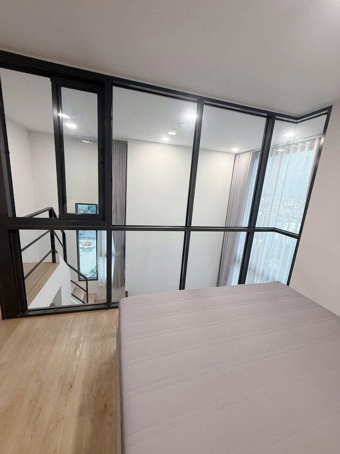 รูป ปล่อยเช่าห้อง Modiz Rhyme Ramkhamhaeng พร้อมเข้าอยู่ 🏙️ Duplex 2 ชั้น | ห้องมุม | ชั้น 28 | วิวเมืองสวย - รูปที่ 5/9