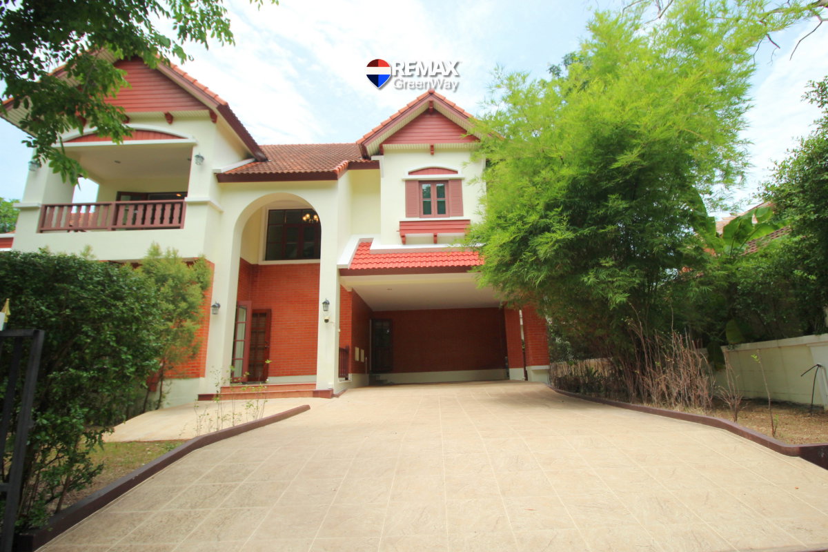 รูป ขายบ้านเดี่ยว ประชาอุทิศ ม. วรารมย์ หลังมุม หน้าสวน ปรับปรุงใหม่ มีเรือนรับรอง 162 ตร.วา  - รูปที่ 2/25