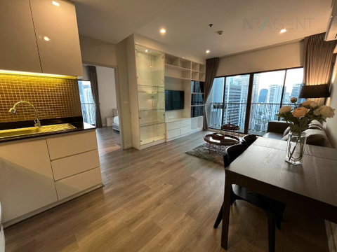 🎉 For Rent Condo NOBLE REFINE Building 1, Floor 24,1 bed room, Room size 54.00 sqm