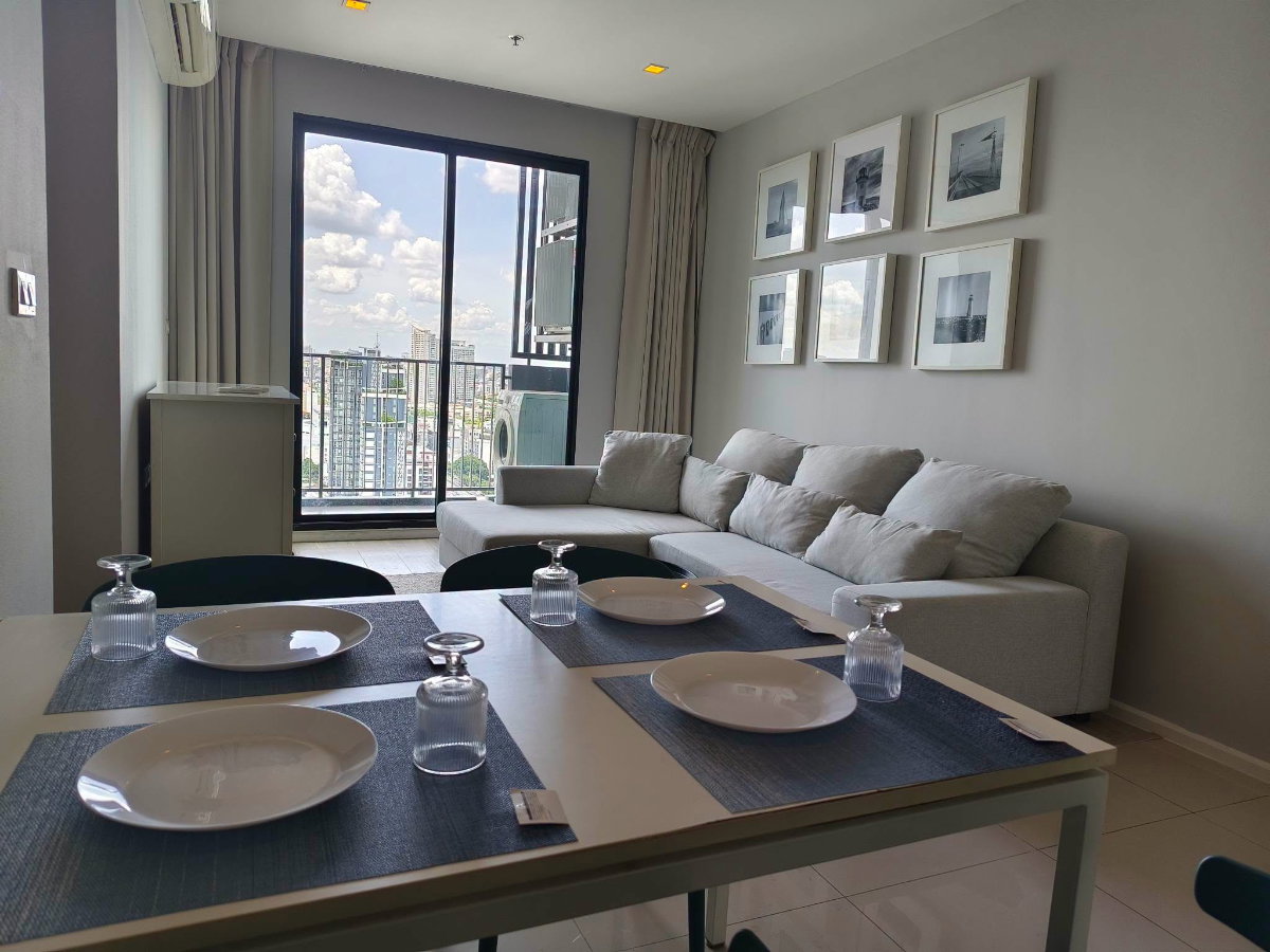 รูป [VR0821] 🔥 34,500/เดือน | Quinn Condo รัชดา 17 ห้องมุม ขนาด 67 ตร.ม. 2 ห้องนอน 2 ห้องน้ำ ใกล้ MRT สุทธิสาร แต่งครบพร้อมอยู่! 🔥 - รูปที่ 8/8
