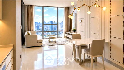 คอนโดให้เช่า : ชั้น 41 ห้อง 1 ห้องนอน The Bangkok Sathorn ใกล้ BTS สุรศักดิ์ 100 ม. (ID 3286550)