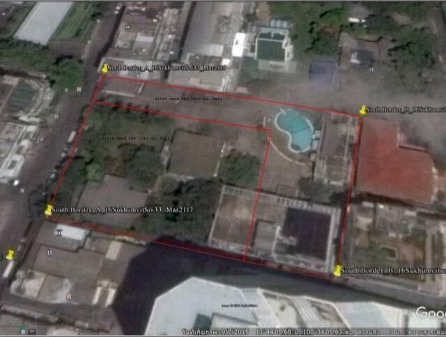 รูป LTHC16125 - Prime Development Land for Sale Sukhumvit 33 | 1,023 sq.wah. | 200m to BTS Phrom Phong | CBD Development Site - รูปที่ 4/5