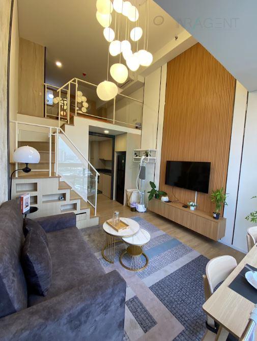 รูป 🔺 ให้เช่าคอนโด แลนด์มาร์ค แอทเอ็มอาร์ทีเอ สเตชั่น อาคาร C ชั้น 24 Duplex ขนาด 27 ตรม ใกล้ MRT พระราม 9 - รูปที่ 3/8