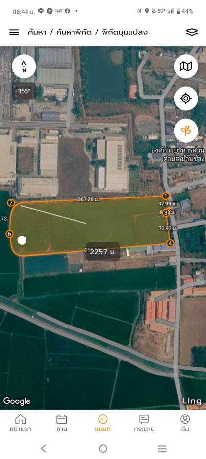 รูป ขายที่ดิน 27 ไร่ 12 ตร.ว. ติดถนน บ้านช้าง โรจนะ 2 อุทัย อยุธยา พื้นที่สีเขียว ทำเลศักยภาพใกล้นิคมอุตสาหกรรมโรจนะ - รูปที่ 9/10