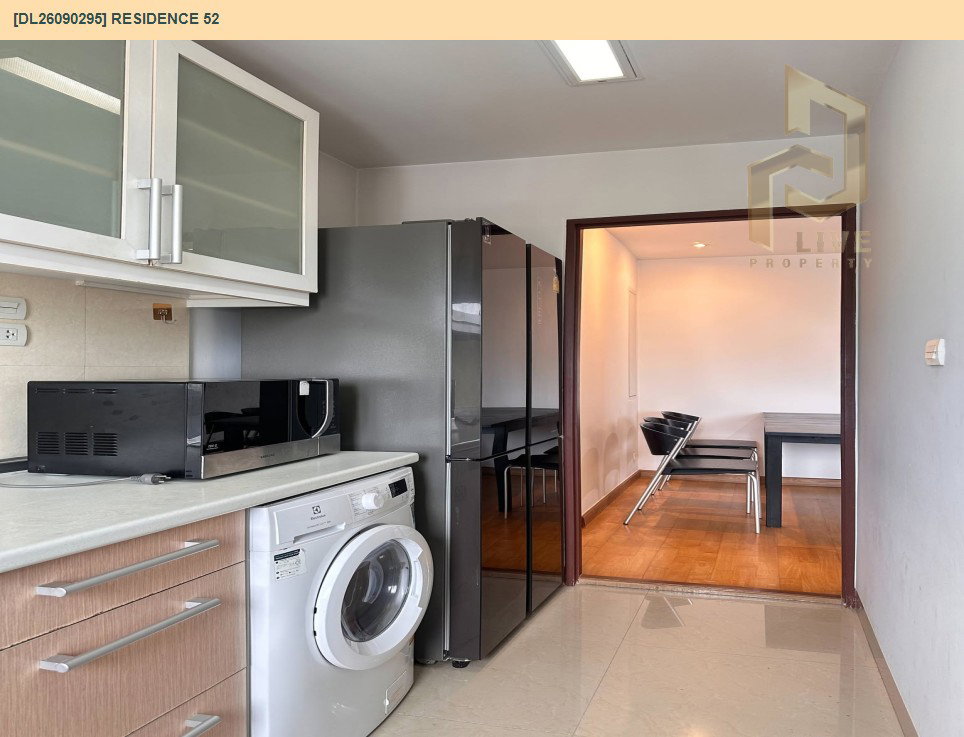 รูป DL26090295 ให้เช่าคอนโด เรสซิเดนซ์ 52 (Residence 52) ใกล้ BTS อ่อนนุช พร้อมเข้าอยู่ โทรด่วน 0614453194 LineID @952jdxxk - รูปที่ 8/19