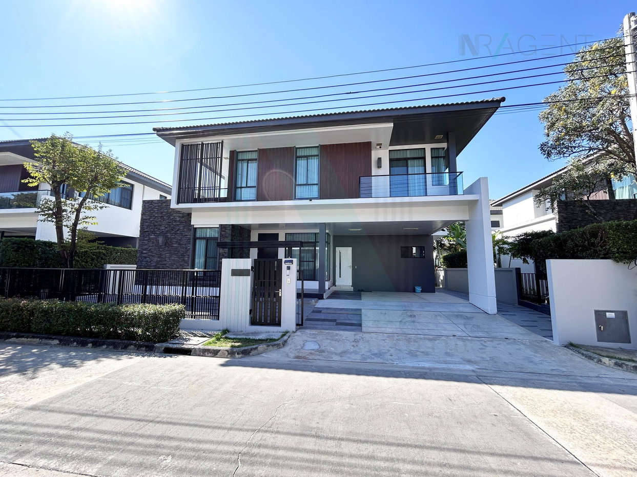 รูป 📌 ให้เช่าบ้านเดี่ยว 2 ชั้น มัณฑนา อ่อนนุช - วงแหวน 4 4 ห้องนอน 3 ห้องน้ำ - รูปที่ 1/8