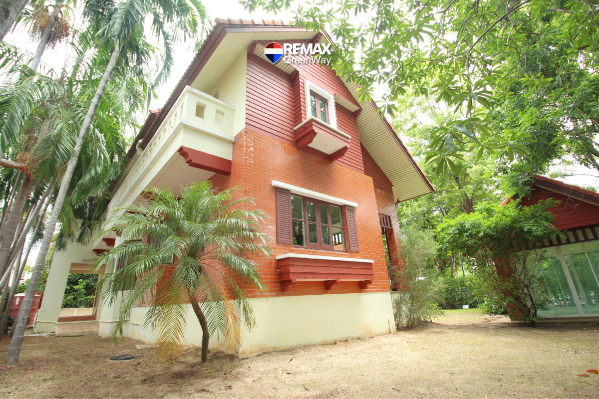 รูป ขายบ้านเดี่ยว ประชาอุทิศ ม. วรารมย์ หลังมุม หน้าสวน ปรับปรุงใหม่ มีเรือนรับรอง 162 ตร.วา  - รูปที่ 22/25