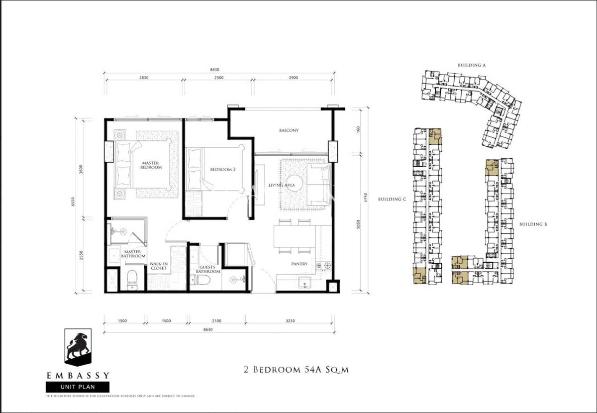 รูป คอนโด 2-ห้องนอน ที่ เอ็มบาสซี่ พัทยา ใกล้ เมืองพัทยา (ID 3281111) - รูปที่ 14/16