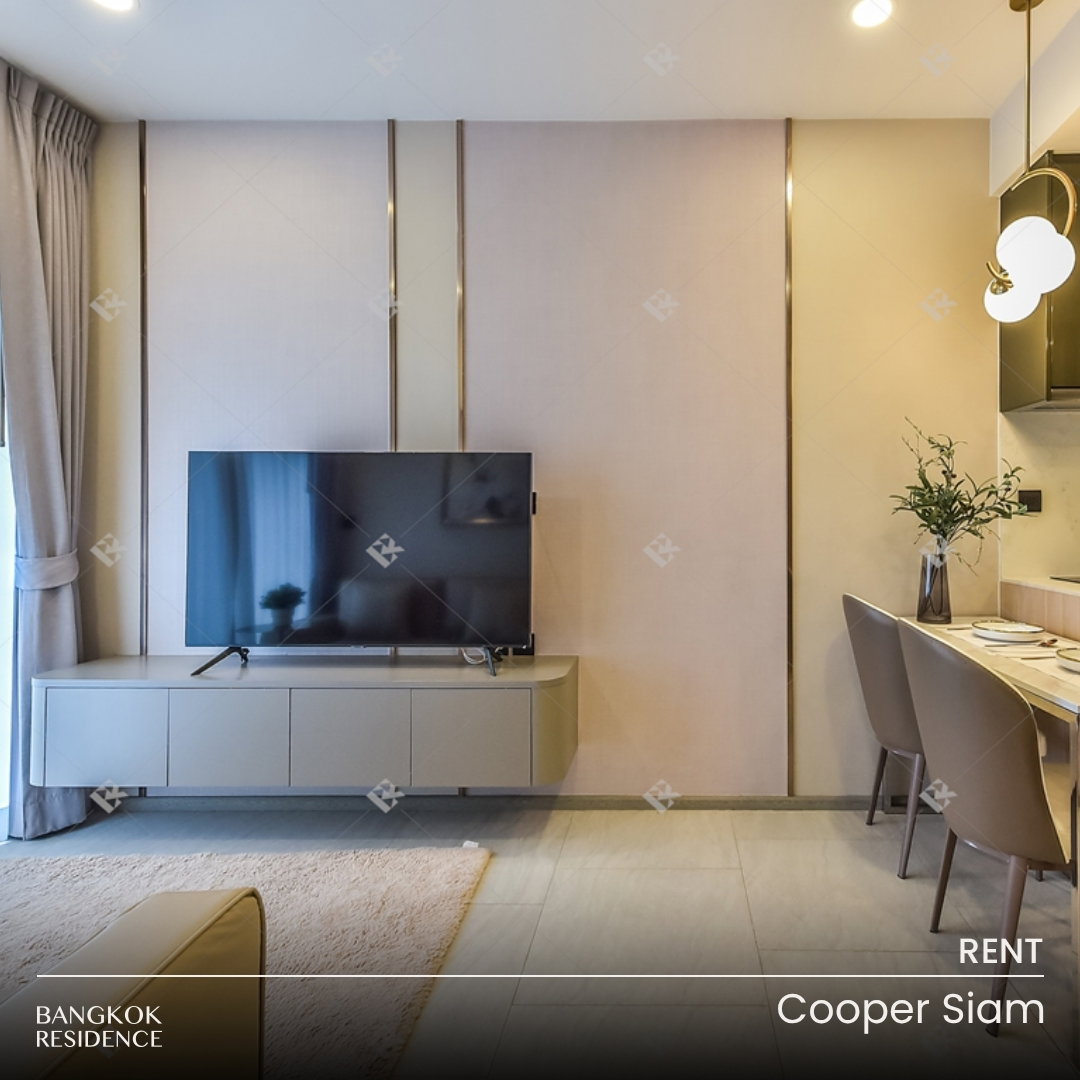 💖💖เช่าคอนโด 🌃 Cooper Siam 1นอน 35ตร.ม. 25k ห้องแต่งสวย เฟอร์ครบ 🧸 ใกล้ BTS สนามกีฬาแห่งชาติ
