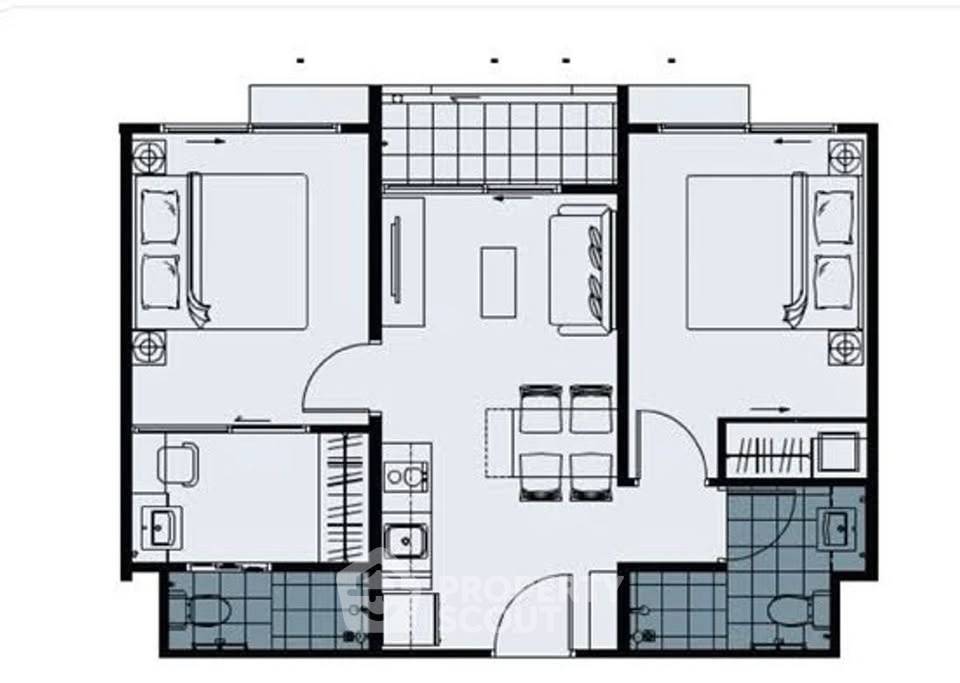 รูป คอนโด 2 ห้องนอน ชั้น 15 A Space Asoke Hide Away ใกล้ MRT พระราม 9 (ID 3246999) - รูปที่ 10/10