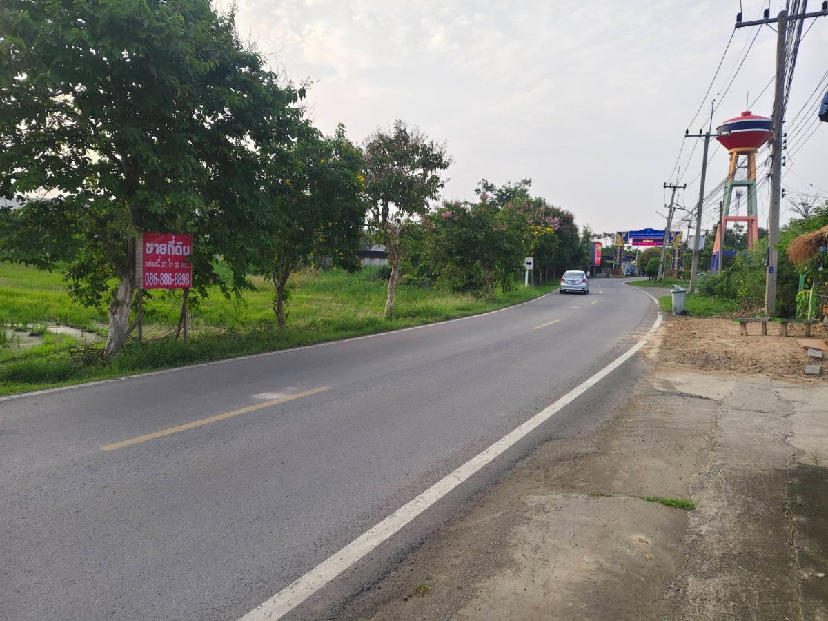 รูป ขายที่ดิน 27 ไร่ 12 ตร.ว. ติดถนน บ้านช้าง โรจนะ 2 อุทัย อยุธยา พื้นที่สีเขียว ทำเลศักยภาพใกล้นิคมอุตสาหกรรมโรจนะ - รูปที่ 1/10