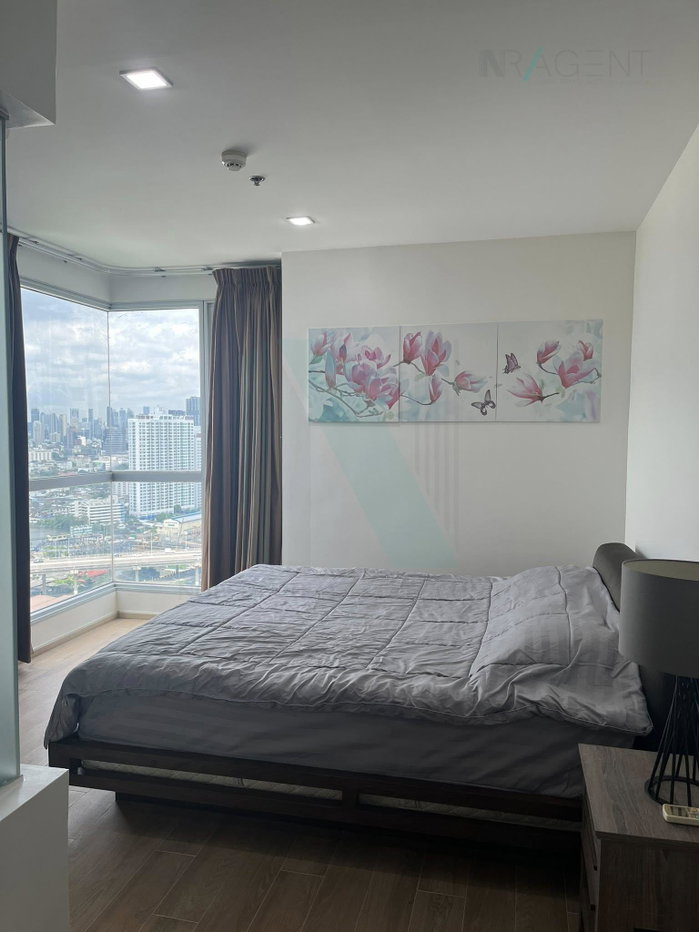 รูป 🚩 ให้เช่าคอนโด ริทึ่ม สุขุมวิท 50 อาคาร 1 ชั้น 28 2 ห้องนอน ขนาด 65 ตรม ใกล้ เทสโก้ โลตัส - รูปที่ 4/8