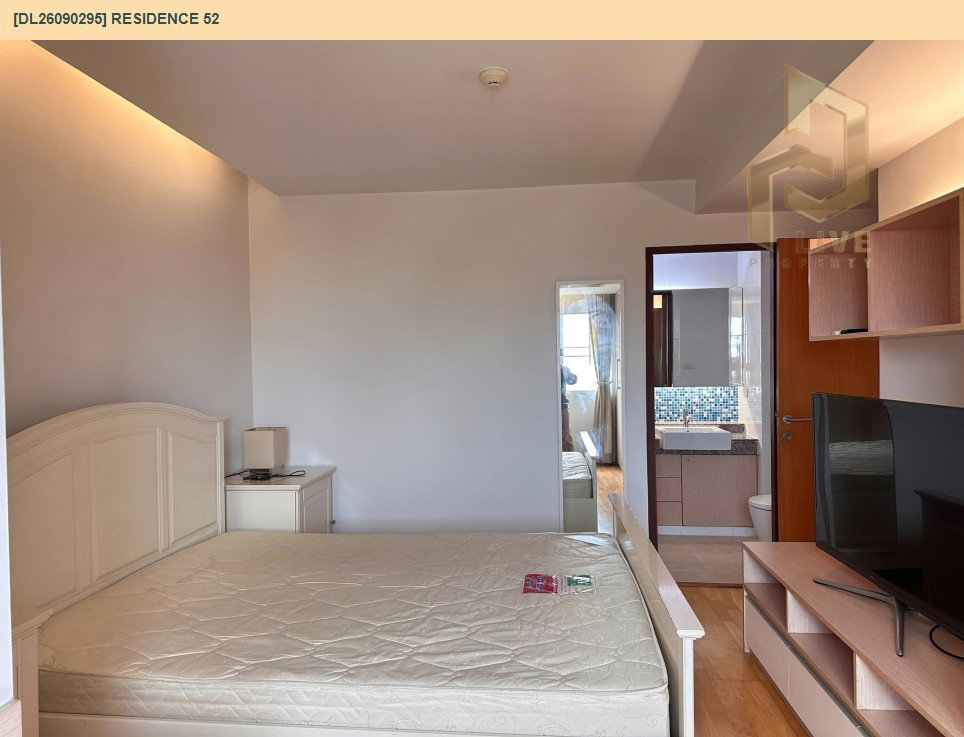 รูป DL26090295 ให้เช่าคอนโด เรสซิเดนซ์ 52 (Residence 52) ใกล้ BTS อ่อนนุช พร้อมเข้าอยู่ โทรด่วน 0614453194 LineID @952jdxxk - รูปที่ 9/19