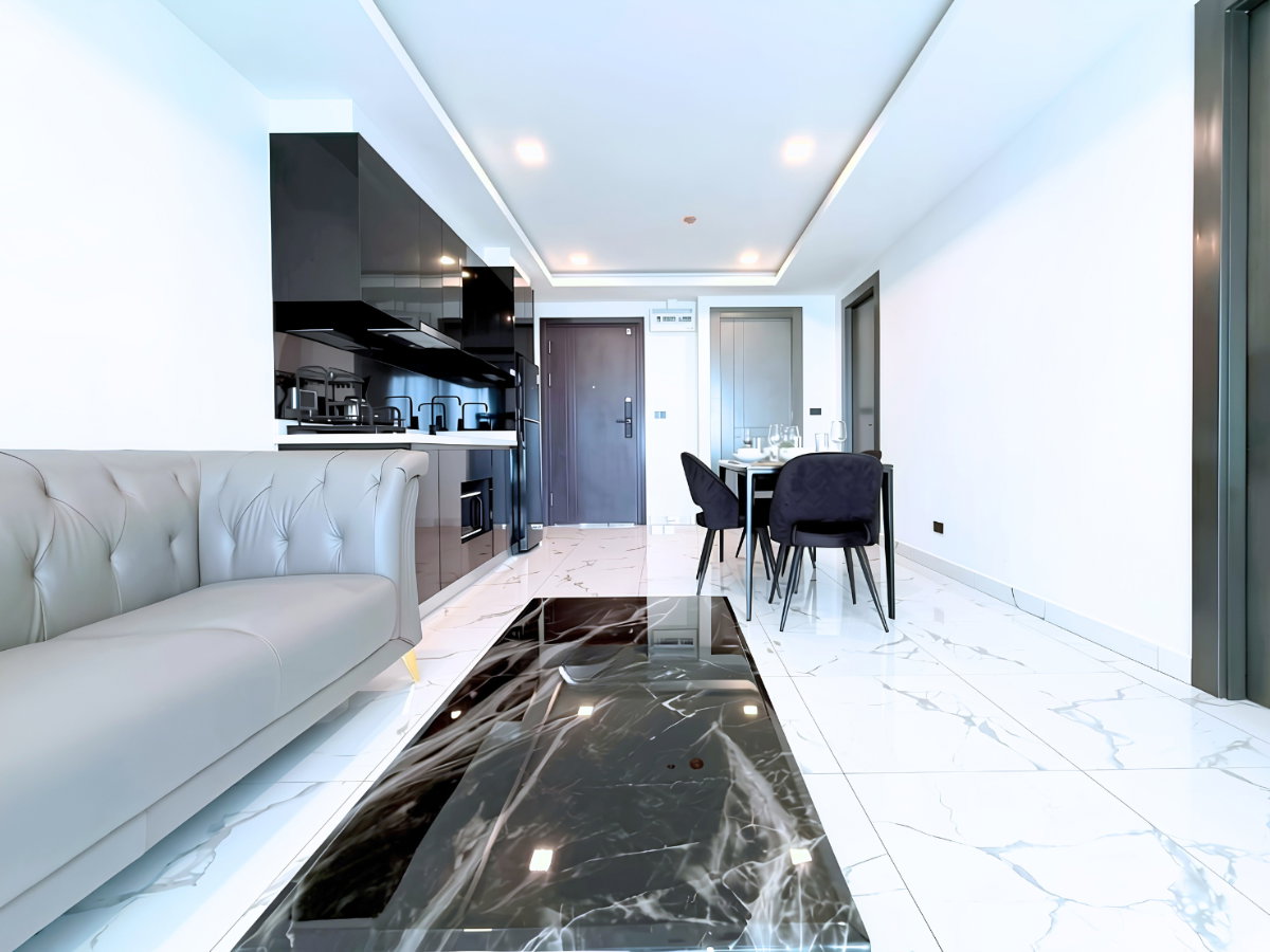 รูป 🌊 วิวทะเล 💰 ค่าเช่า: 45,000 บาท/เดือน ✨ Arcadia Millennium Tower ✨ 🏢 2 ห้องนอน • 84 ตร.ม. • ชั้น 35 - รูปที่ 3/12