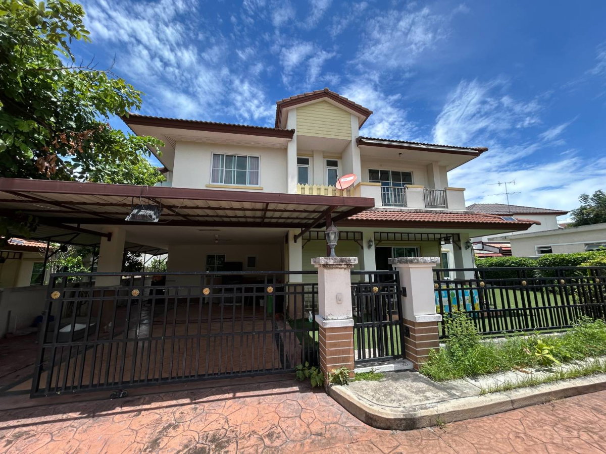 รูป บ้านเดี่ยววิวหน้าบ้านสระว่ายน้ำ หมู่บ้านที่เน้นความปลอดภัย และความเป็นส่วนตัว ขายบ้านเดี่ยว 2 ชั้น - รูปที่ 1/14