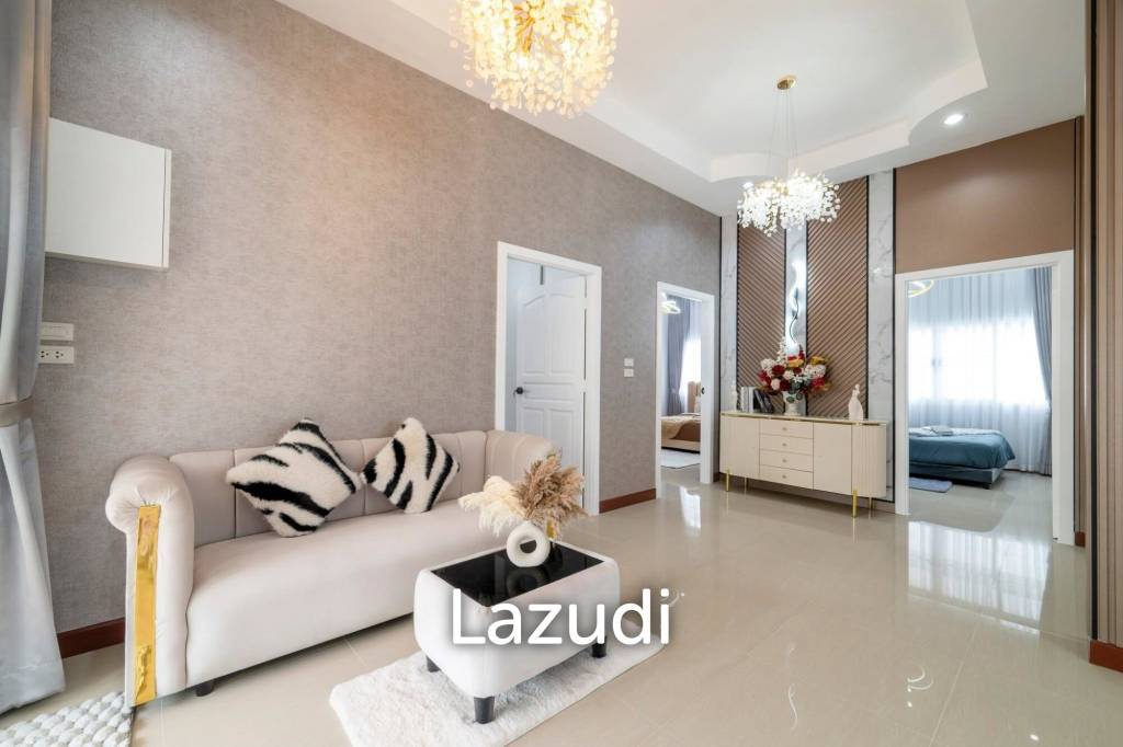 รูป บ้านเดี่ยว 3 ห้องนอน ตกแต่งอย่างหรูหรา ที่พรเทพ การ์เดน วิลล์ 6 - รูปที่ 3/35
