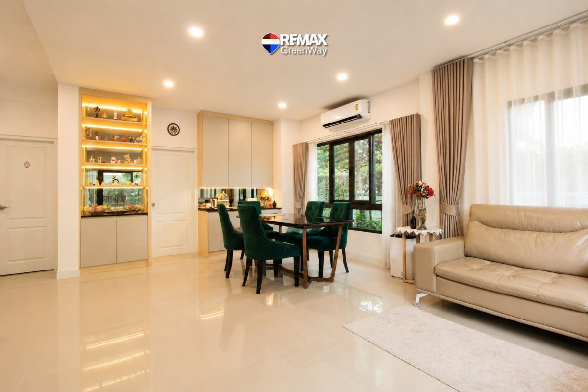 รูป บ้านเดี่ยว เซนโทร อ่อนนุช–สุวรรณภูมิ  บ้านหลังรองมุม  รุ่นใหญ่ พร้อมอยู่ 57 ตรว. 8.2 ล้าน - รูปที่ 3/24