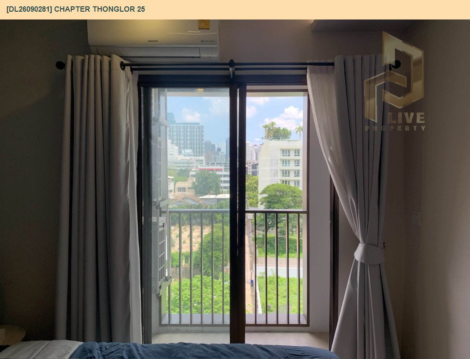 รูป DL26090281 ให้เช่าคอนโด แชปเตอร์ ทองหล่อ 25 (Chapter Thonglor 25) ใกล้ BTS ทองหล่อ พร้อมเข้าอยู่ โทรด่วน 0653619502 LineID @952jdxxk - รูปที่ 14/18