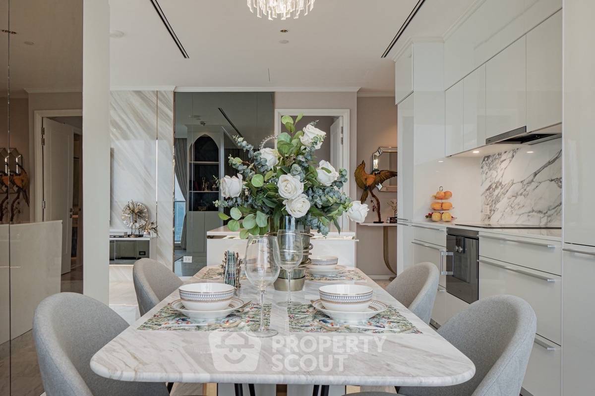 รูป คอนโด 2 ห้องนอน 117 ตร.ม. Four Seasons Private Residences Bangkok ใกล้ BTS สะพานตากสิน (ID 3184228) - รูปที่ 8/10